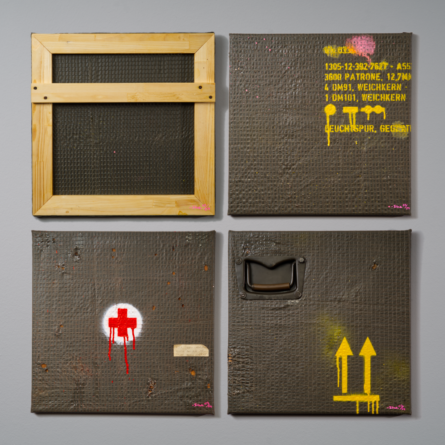 Crates (Tetraptychon) - Red Cross